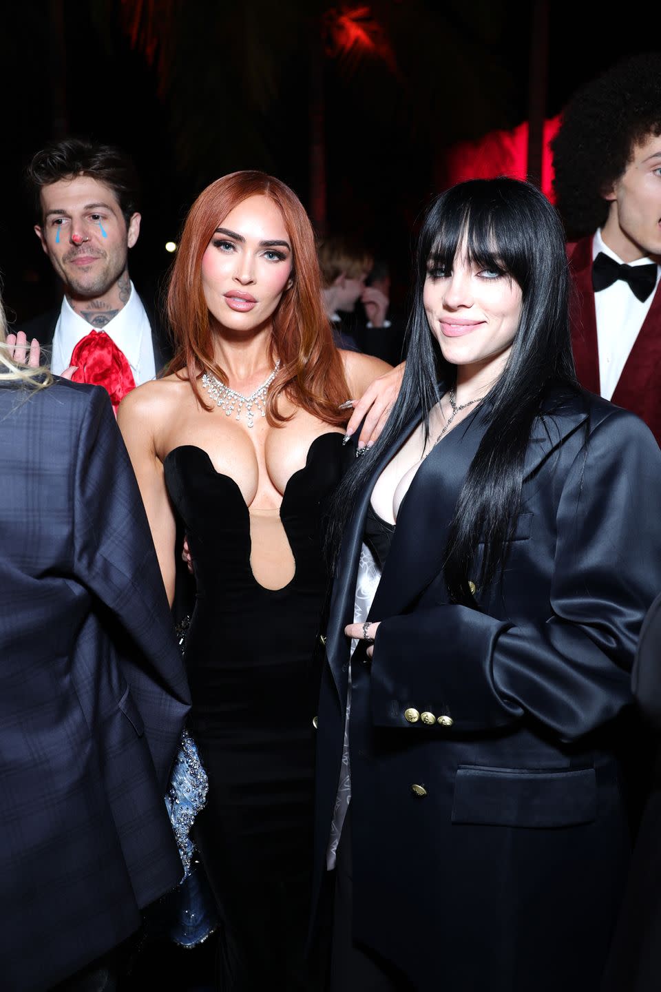 beverly hills, california march 12 exclusive access, special rates apply megan fox and billie eilish attend the 2023 vanity fair oscar party hosted by radhika jones at wallis annenberg center for the performing arts on march 12, 2023 in beverly hills, california photo by stefanie keenanvf23wireimage for vanity fair