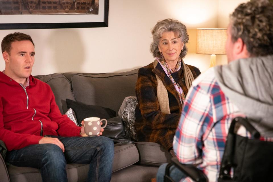 Friday, January 25: Evelyn explains that James is her grandson too