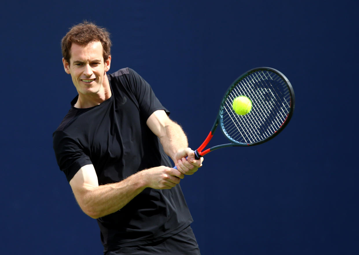 Andy Murray makes his return to tennis at Queen's this week. (Credit: Getty Images)