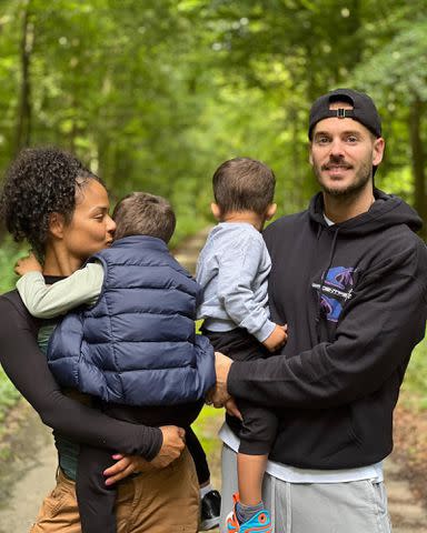 <p>Christina Milian Instagram</p> Christina Milian and Matt Pokora with their kids Isaiah and Kenna.