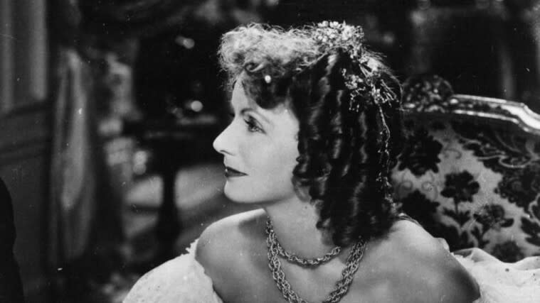 Greta Garbo in 1936 film 'Camille'. (Credit: MGM)