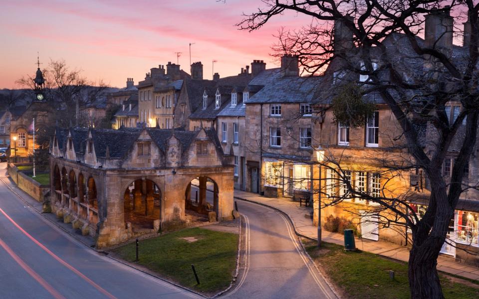 Chipping Campden's high street christmas shopping - Getty