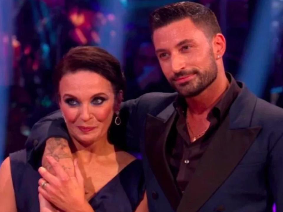 Giovanni Pernice and Amanda Abbington on ‘Strictly Come Dancing’ (BBC)