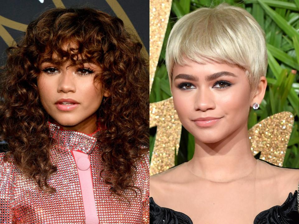 zendaya platinum blonde