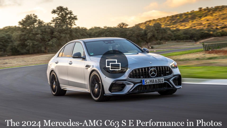 The 2024 Mercedes-AMG C63 S E Performance.