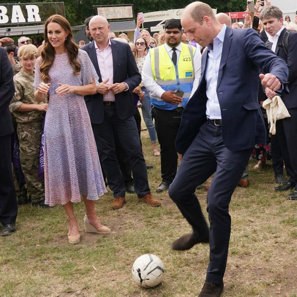 Prince William takes a turn - Paul Edwards 