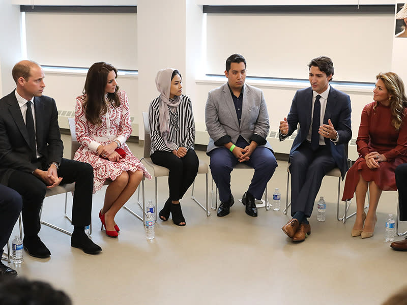 Prince William and Princess Kate Link Up with the Trudeaus to Meet Syrian Refugees in Vancouver| The British Royals, The Royals, Kate Middleton, Prince William