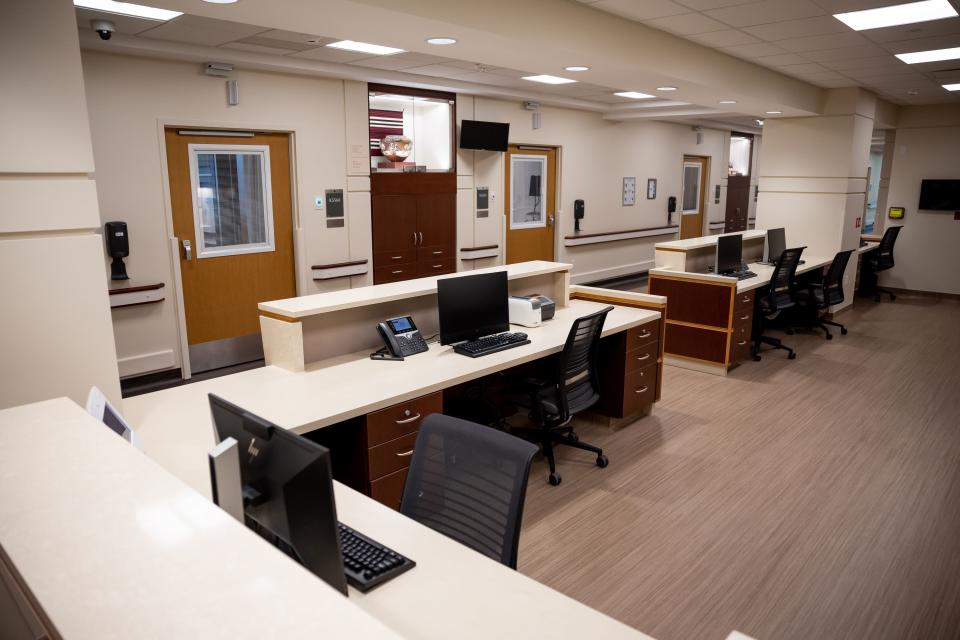 The bone marrow transplant inpatient unit at the new Kathryn F. Kirk Center for Comprehensive Cancer Care and Women’s Cancers at Huntsman Cancer Institute in Salt Lake City is pictured on Monday, May 8, 2023. | Spenser Heaps, Deseret News