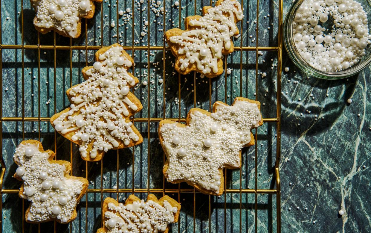 Spiced citrus shortbread