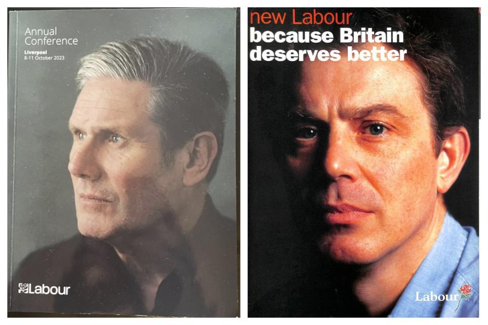 Keir Starmer and Tony Blair (Labour manifestos)