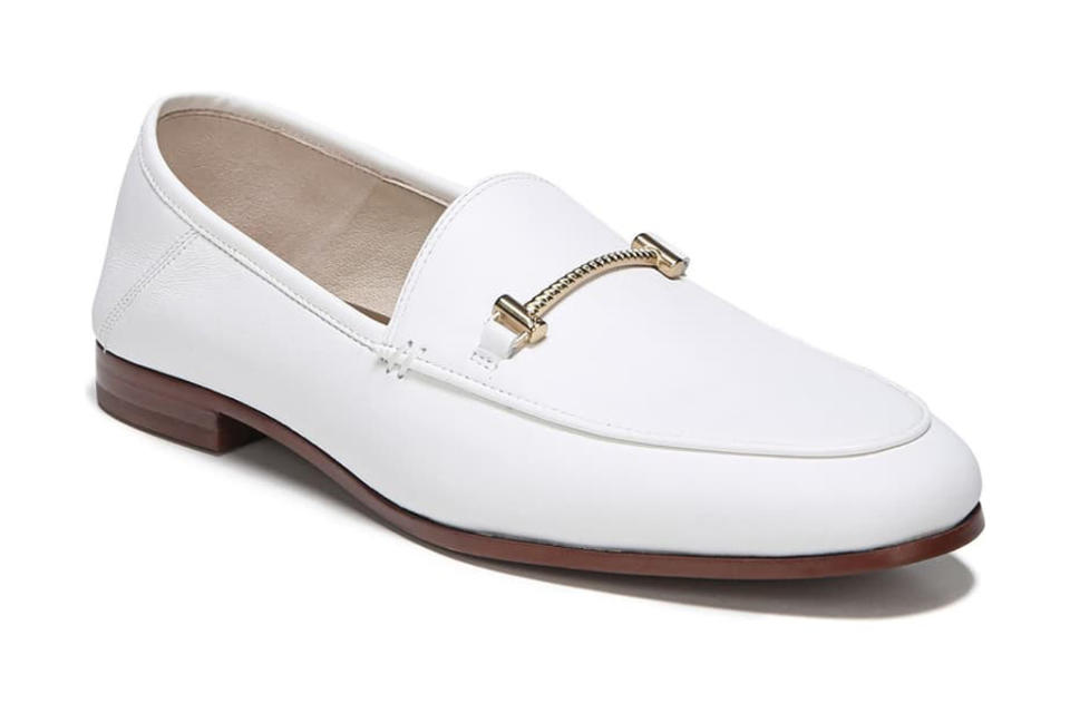 sam edelman white loafers