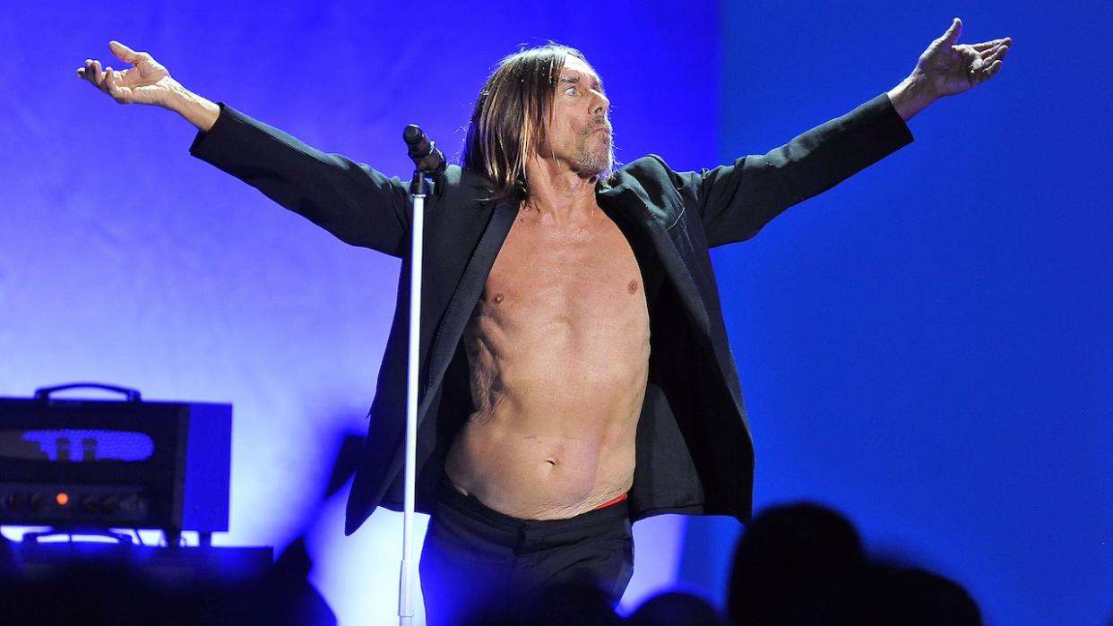  Iggy Pop live in 2016. 