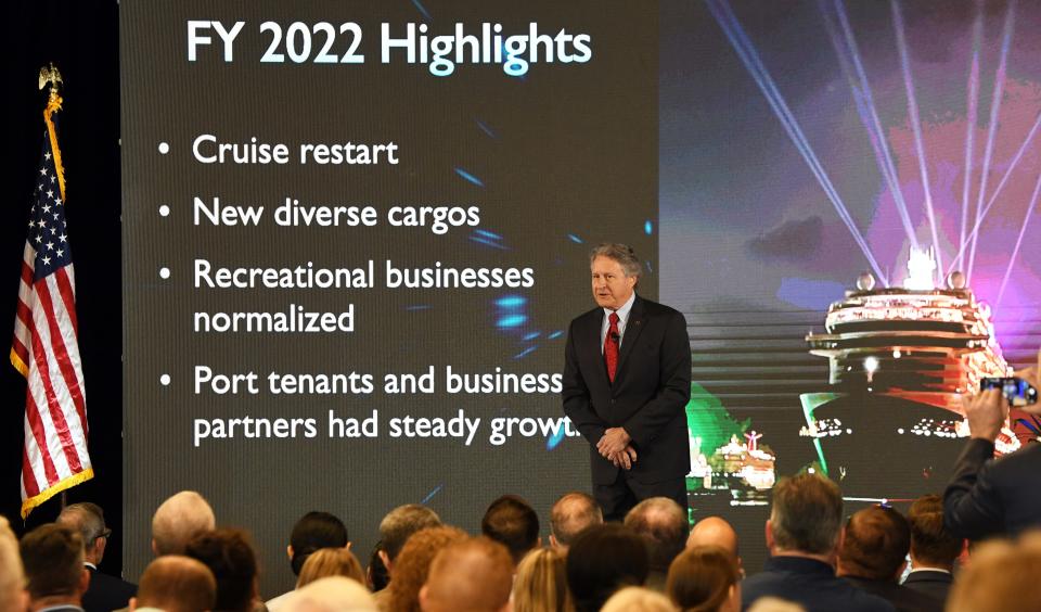 Port Canaveral Chief Executive Officer John Murray discusses highlights of the past year during his State of the Port presentation.