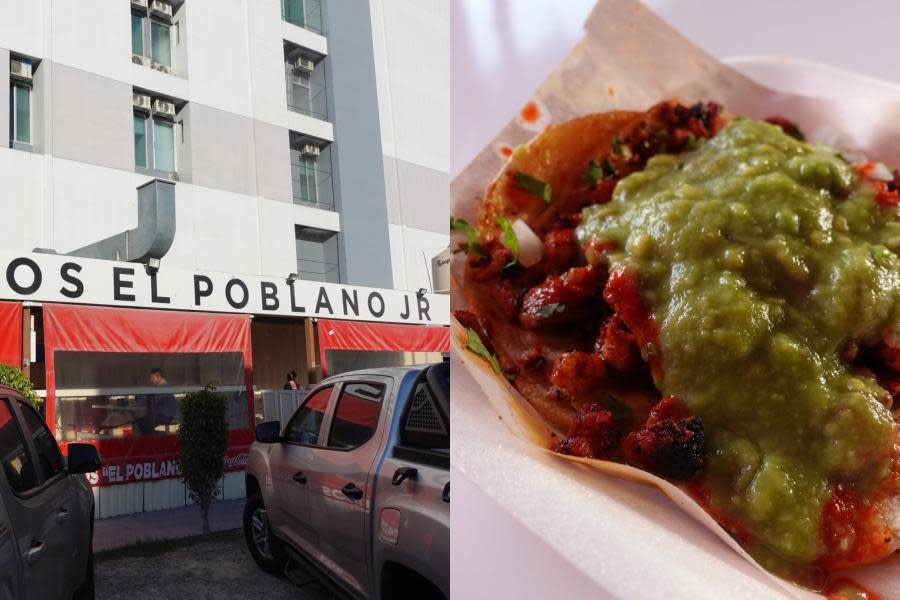 ¿Taco de adobada que sabe a chorizo? "Tacos El Poblano Jr" en Tijuana recibe una calificación de 4.2