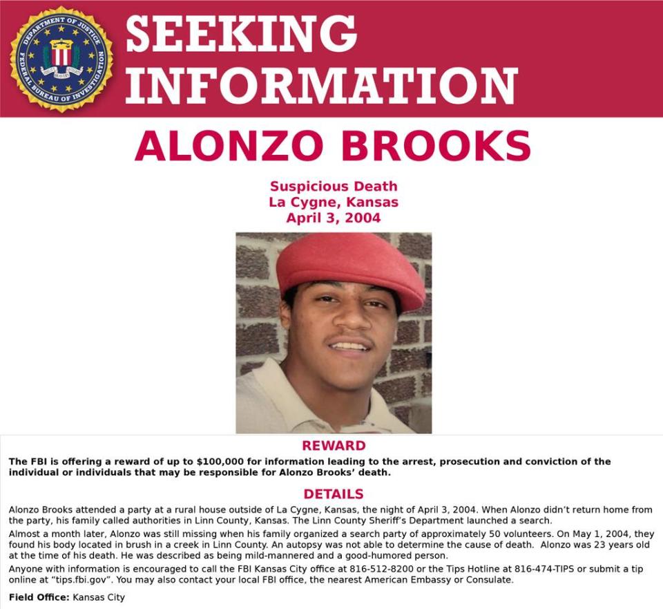 Alonzo Brooks, Unsolved Mysteries