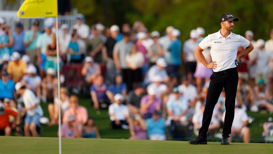 A strong response kept Clark within a stroke of Schauffele. - Mike Ehrmann/Getty Images