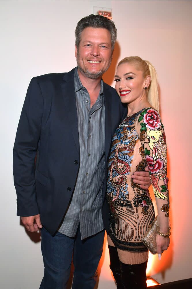 Blake Shelton and Gwen Stefani | Lester Cohen/Getty