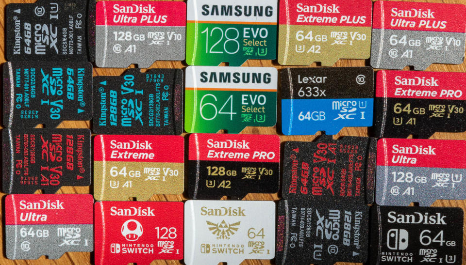 microSD cards