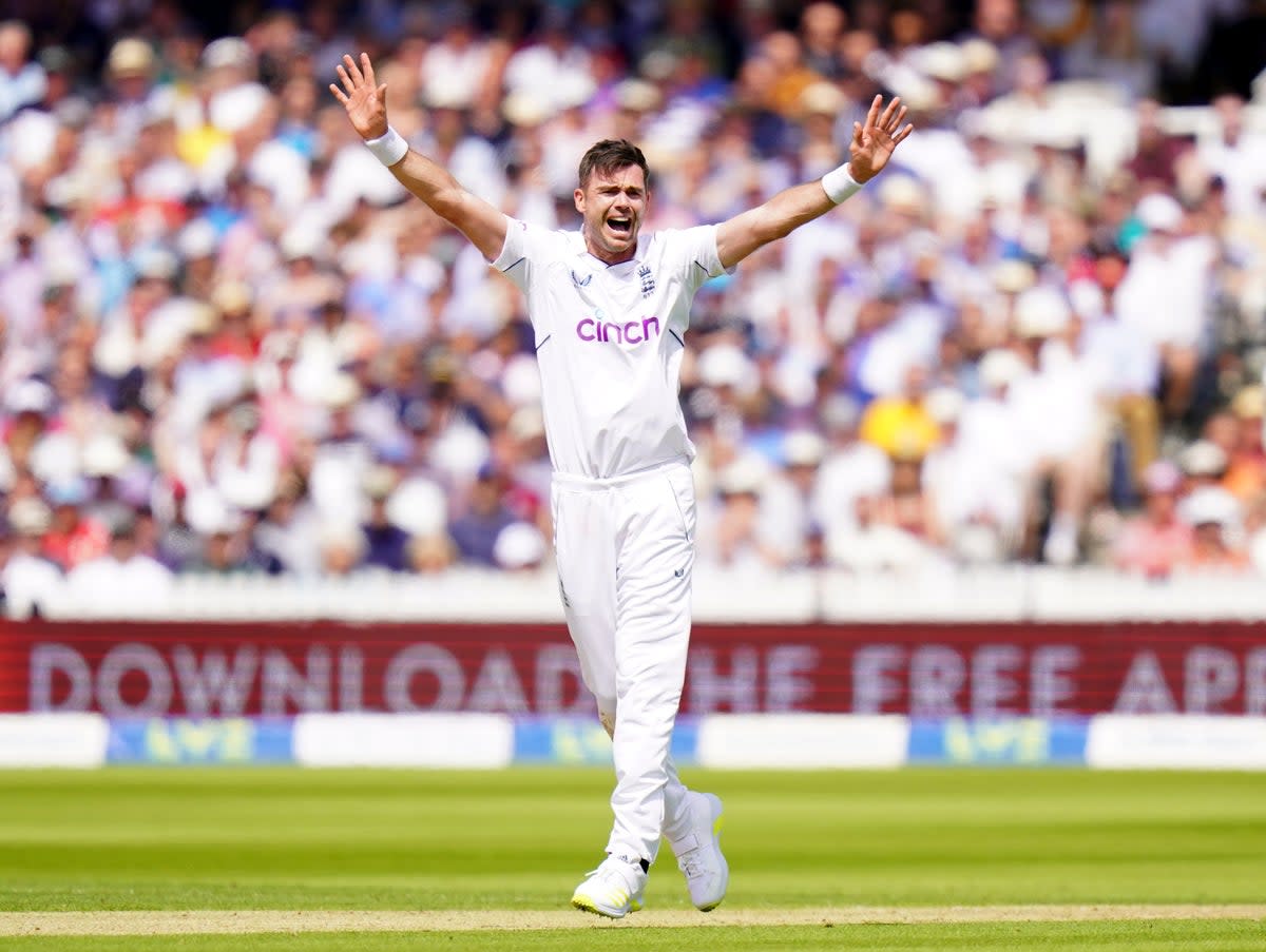 James Anderson took four wickets (Adam Davy/PA) (PA Wire)