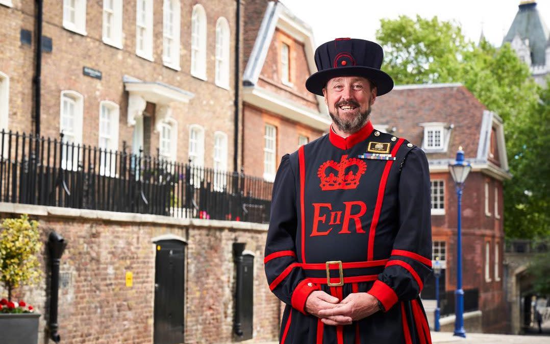 Yeoman Warder Andy Merry in Inside the Tower of London - Channel 5