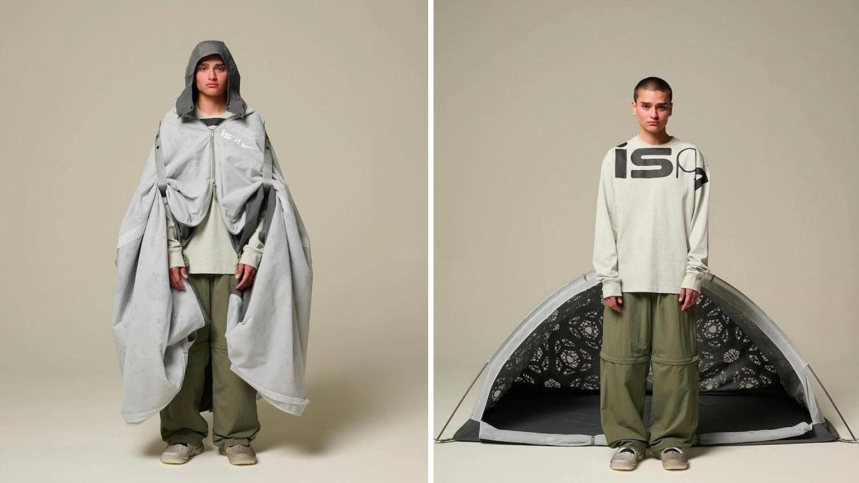 Is is a coat? Is it a tent? This new Nike poncho is both