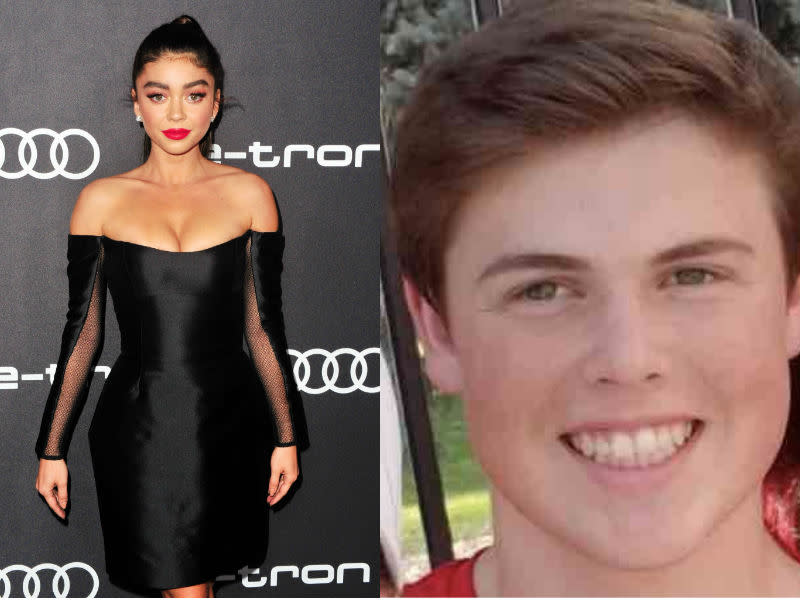 Sarah Hyland mourns the death of her 14-year-old cousin Trevor Canaday. (Photo: Getty/GoFundMe)