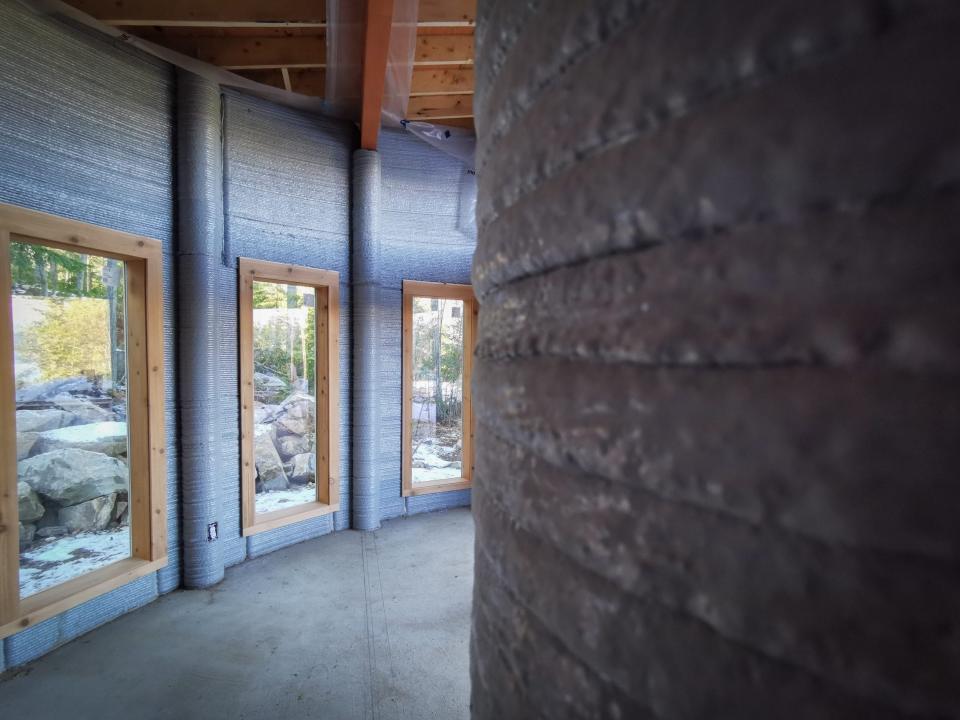 the interior of the Fibonacci House