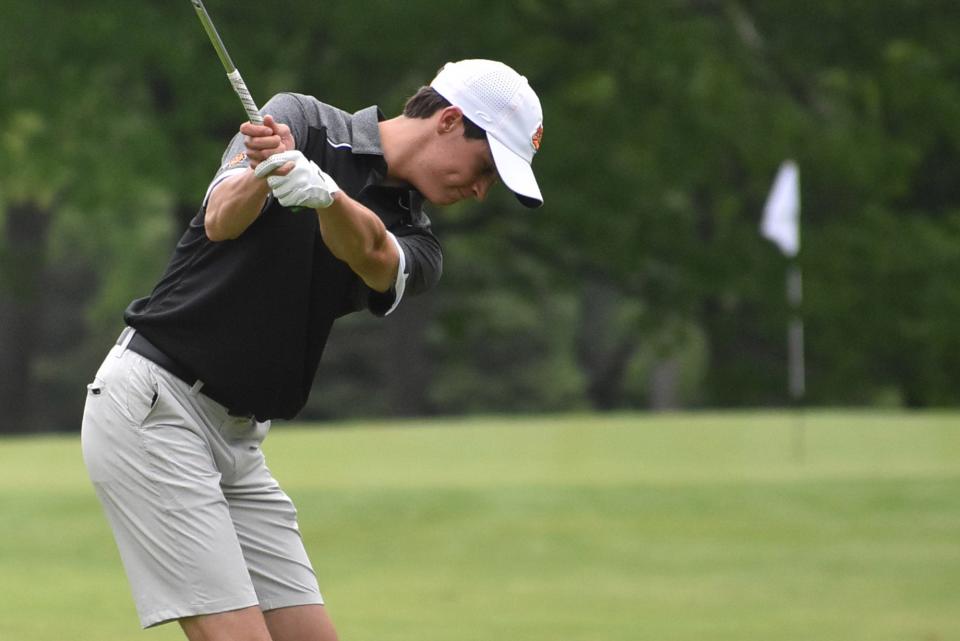 Brighton's Andrew Daily tied for second in the state Division 1 tournament.