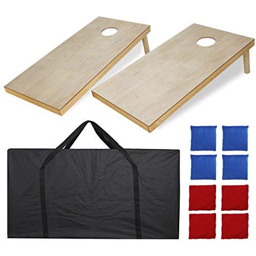 38) Portable Wood Cornhole Set