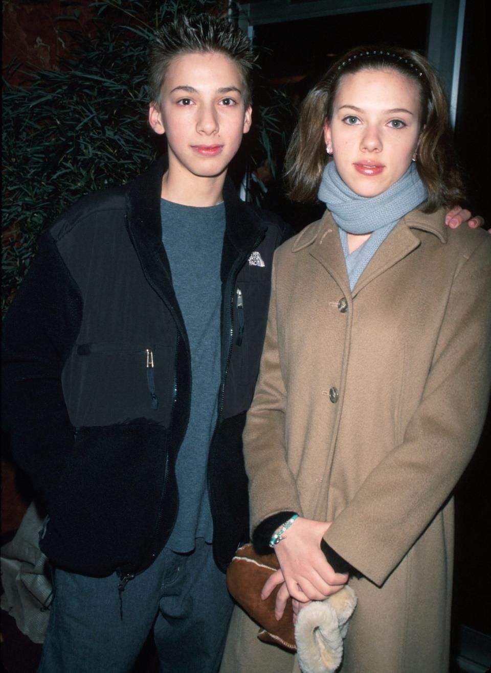 <p>Even at 16, she was a style sophisticate: check out her camel-colored coat, chic scarf and headband at <em>The Beach</em> premiere in 2000, which she attended with twin brother Hunter.</p>