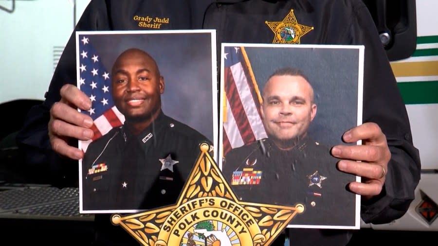 Deputy Craig Smith, left, and Lt. Chad Anderson, right (WFLA)