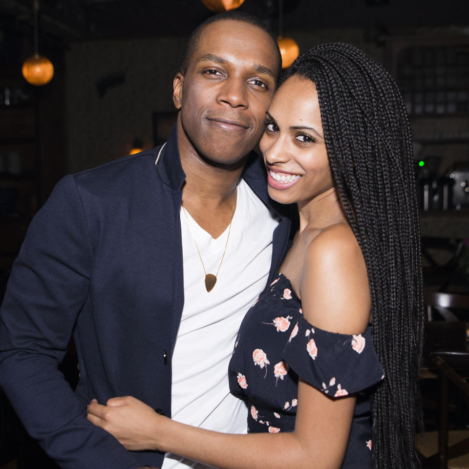 Leslie Odom Jr. and Nicolette Robinson (Jenny Anderson / WireImage)