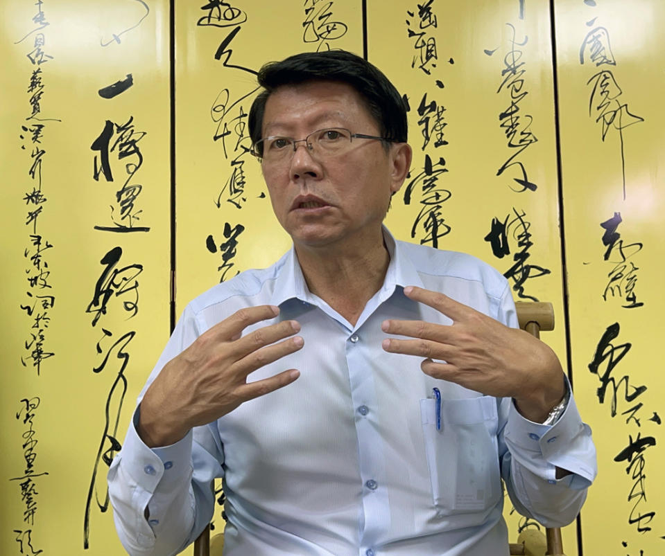 前台南市議員謝龍介。（資料照片）