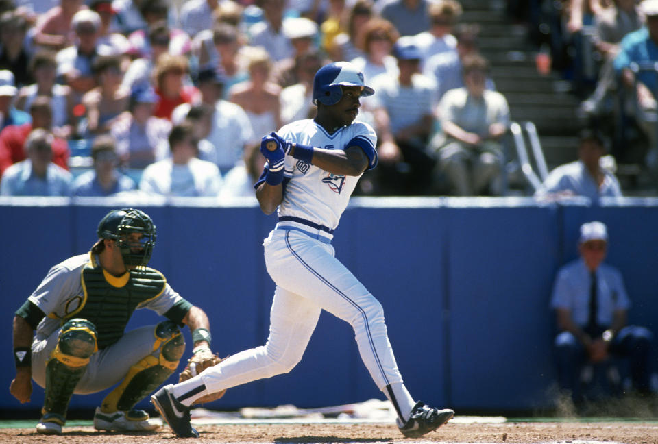 Fred McGriff MLB生涯自多倫多藍鳥發跡。（Photo by Focus on Sport/Getty Images）