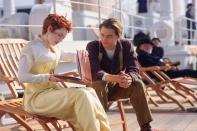 <p>Kate Winslet et Leonardo DiCaprio «Titanic» en 1997.</p>