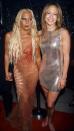 <p> This image from 1999 captures one of the earliest collaborations between Jennifer Lopez and Donatella Versace - a partnership that would blossom over the years. Here, Jennifer - with a lightened hair colour - rocks a disco ball inspired mini dress with her trademark soft makeup. </p>