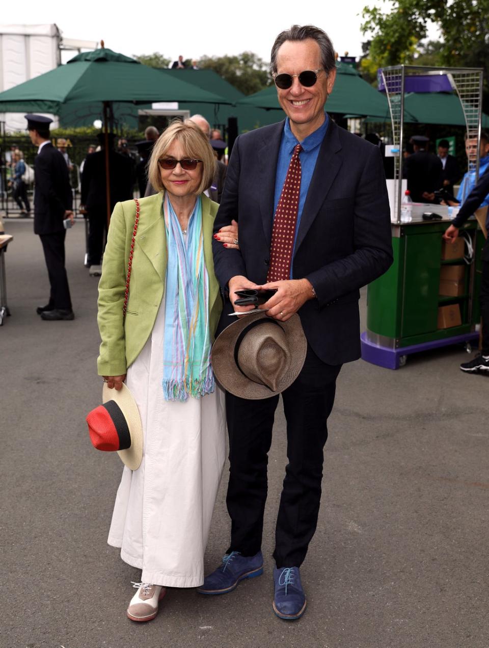 Richard E Grant and Joan Washington (Philip Toscano/PA) (PA Archive)