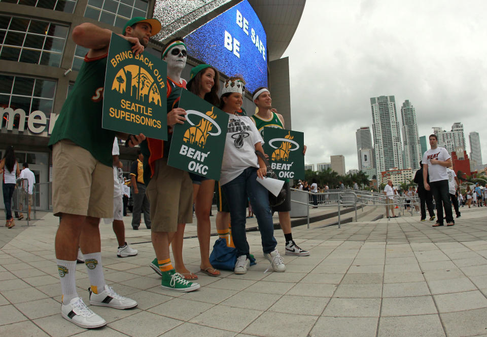 While a new arena will greatly help its chances, Seattle likely isn’t getting a NBA team until at least 2025. (Getty Images)