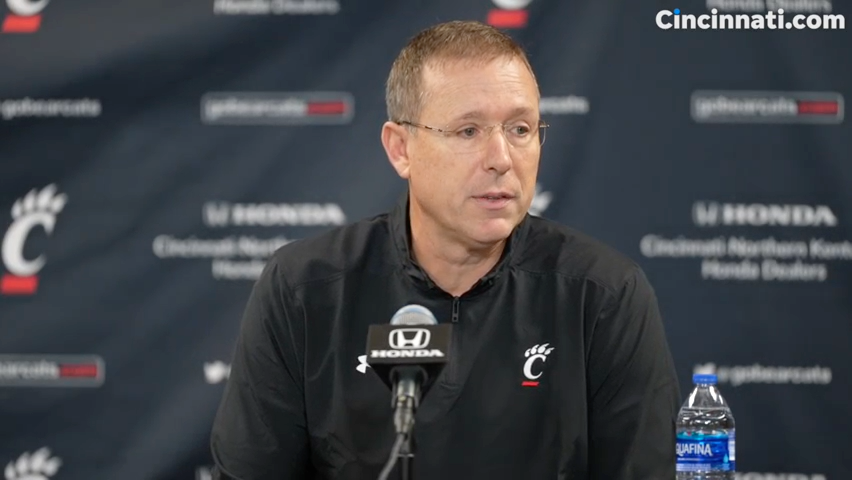 Cincinnati Bearcats head coach Scott Satterfield introduces new Offensive and Defensive Coordinators, Bryan Brown and Tom Manning.