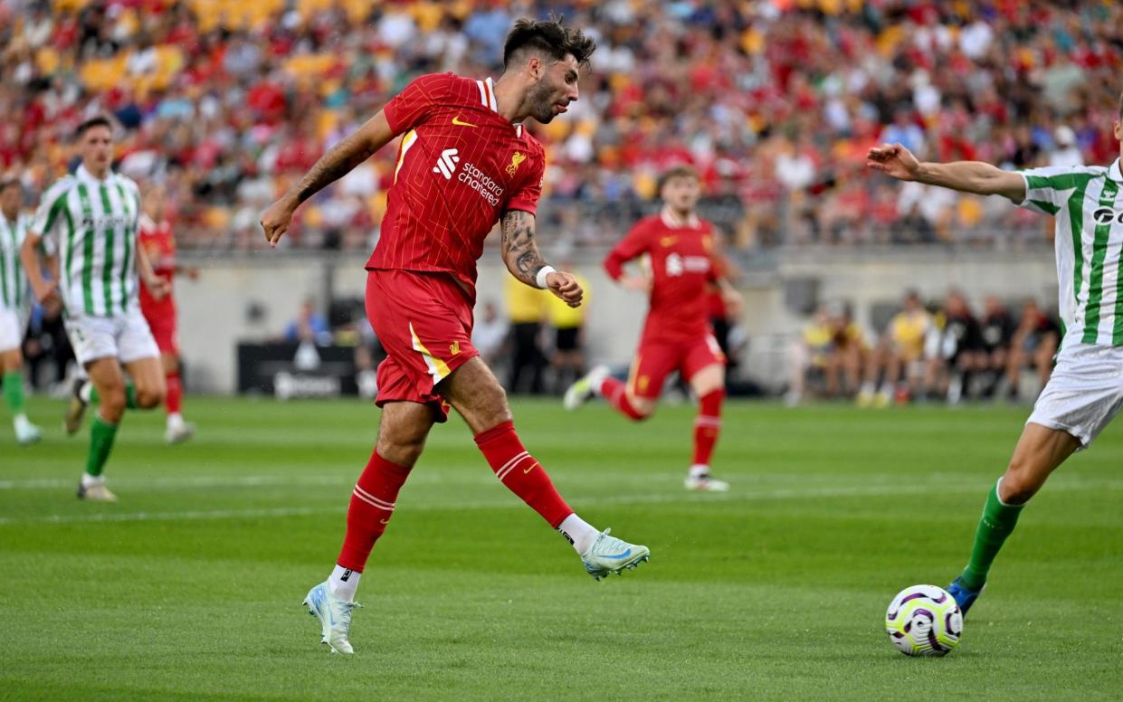 Dominik Szoboszlai scores Liverpool's opener