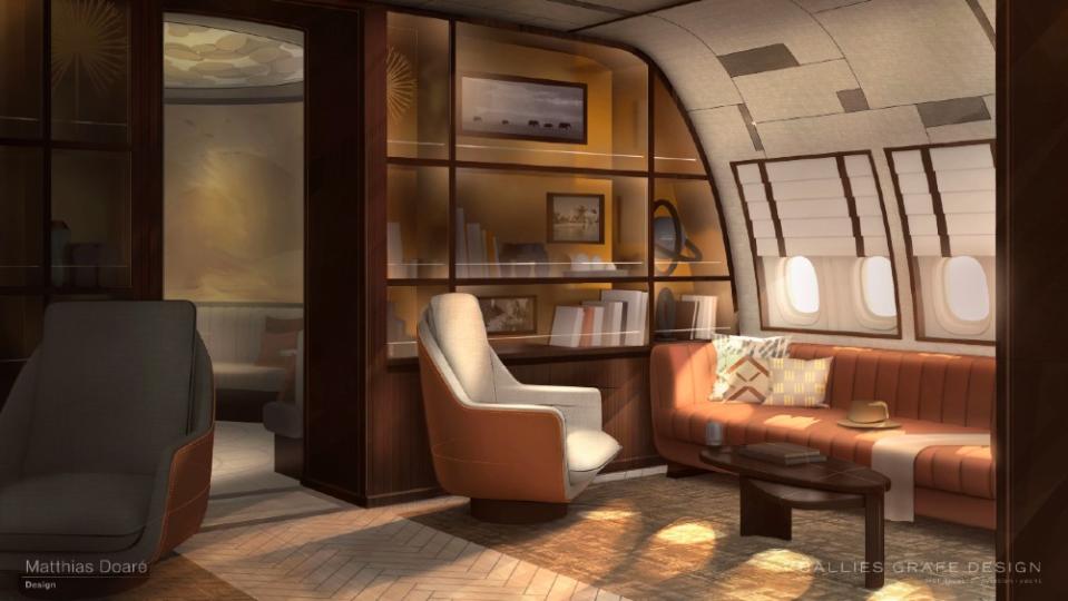 Business Jet Interior World Traveler