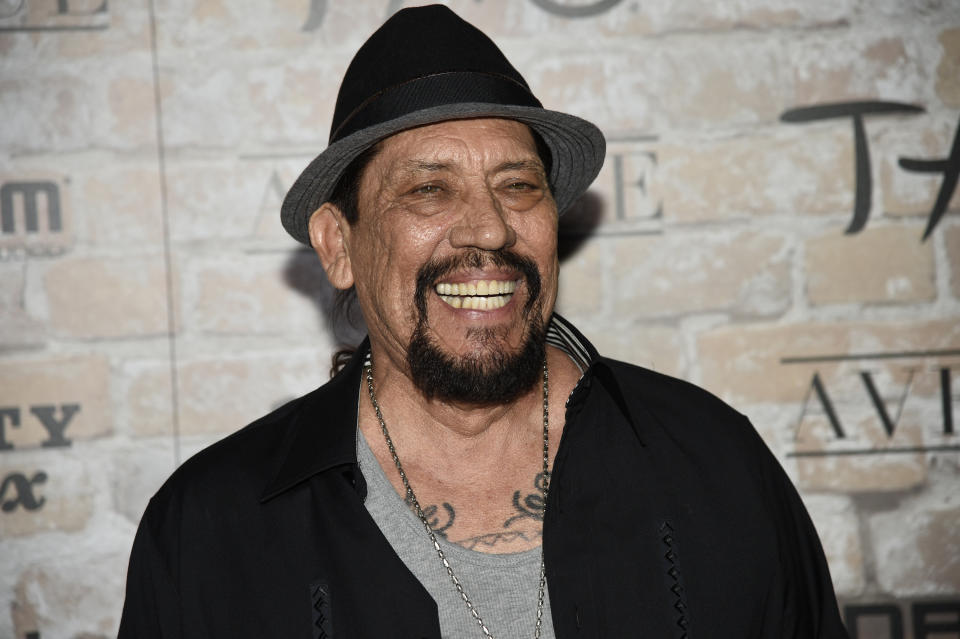 Danny Trejo arrives at the TAO, Beauty and Essex, Avenue and Luchini Los Angeles grand opening on Thursday, March 16, 2017. (Photo by Chris Pizzello/Invision/AP)