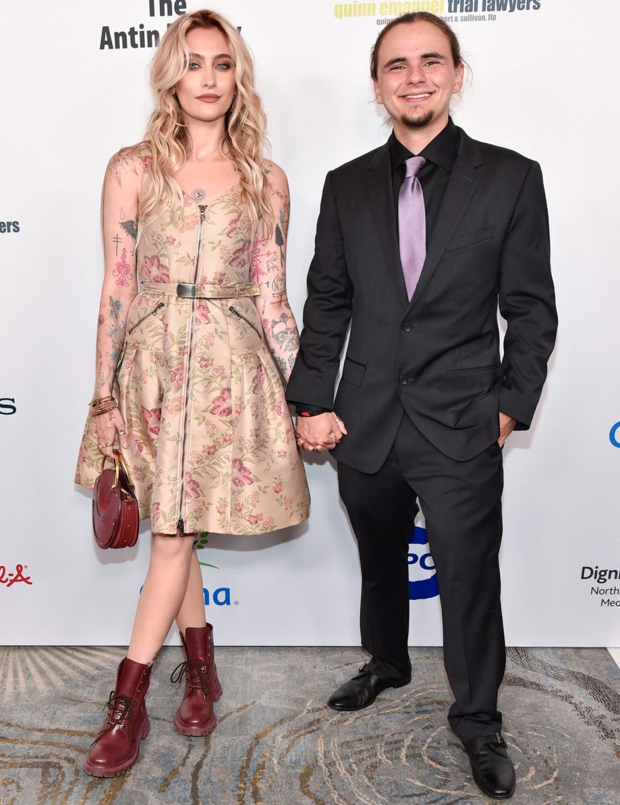 BEVERLY HILLS, CALIFORNIA - AUGUST 19: (L-R) Paris Jackson and Prince Jackson attend the 2022 Harold and Carole Pump Foundation Gala at The Beverly Hilton on August 19, 2022 in Beverly Hills, California. (Photo by Rodin Eckenroth/Getty Images)