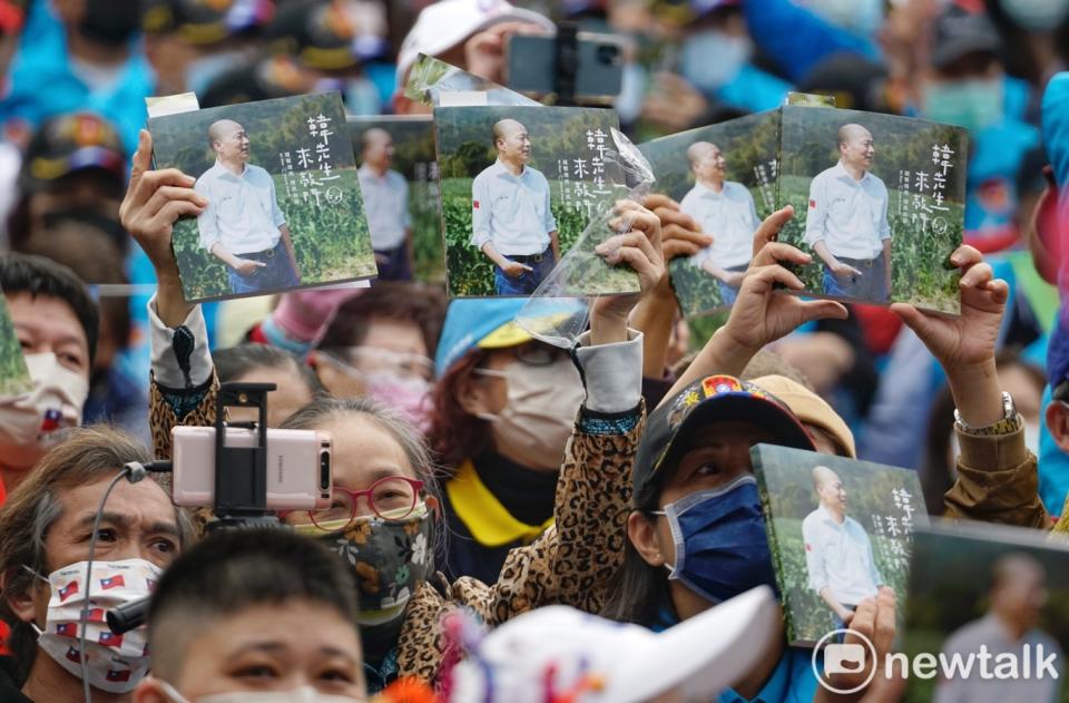 高雄前市長韓國瑜成立的典亮慈善基金會被冒名詐騙，讓韓國瑜氣憤發聲。（資照片）   圖：張良一/攝