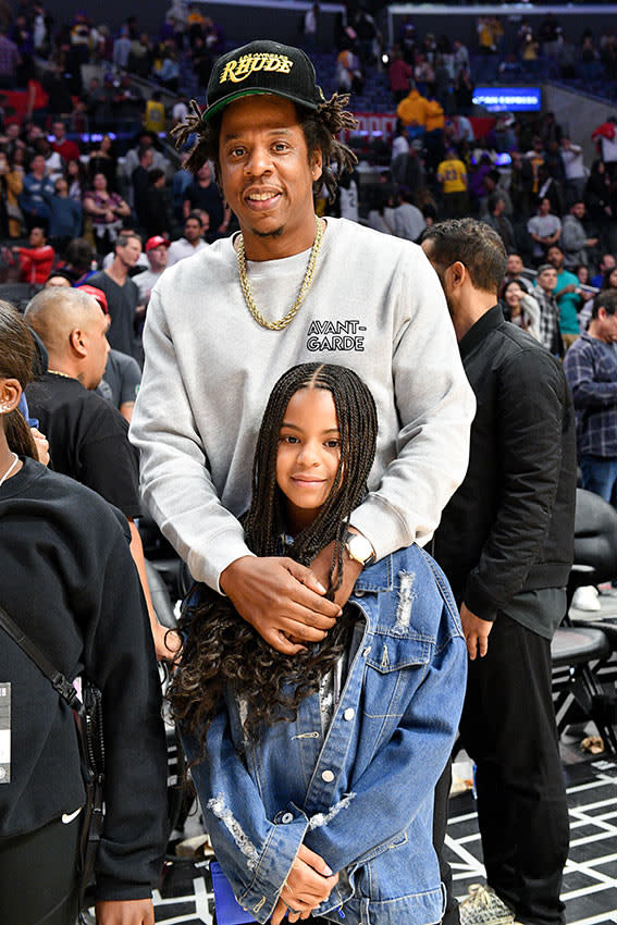 Jay Z con su hija Blue Ivy