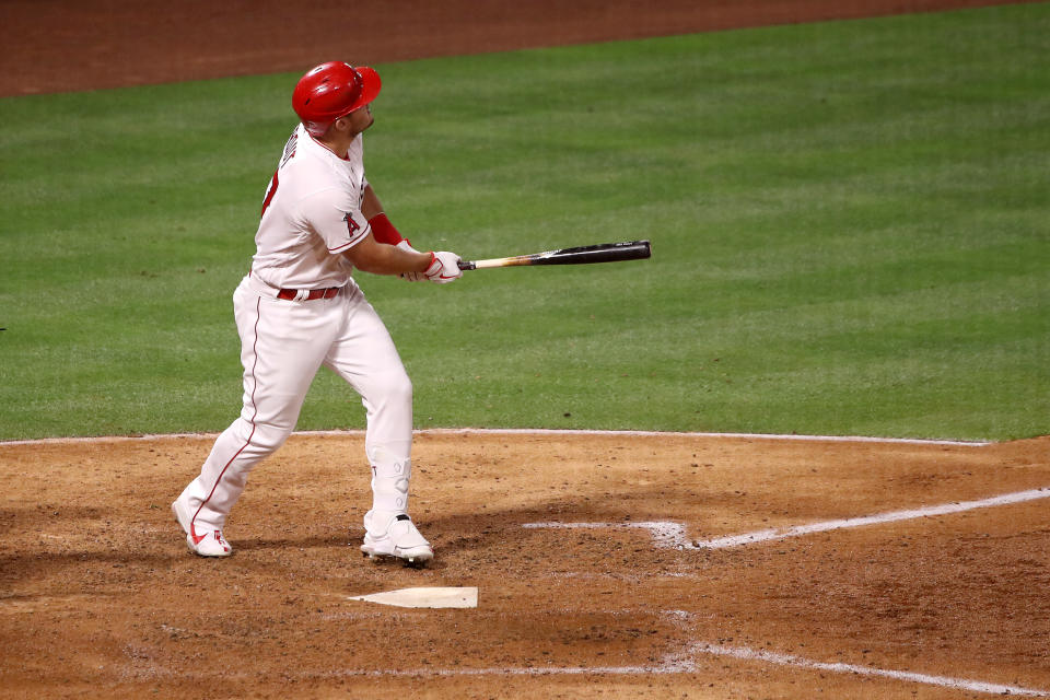 Mike Trout。（Photo by Katelyn Mulcahy/Getty Images）