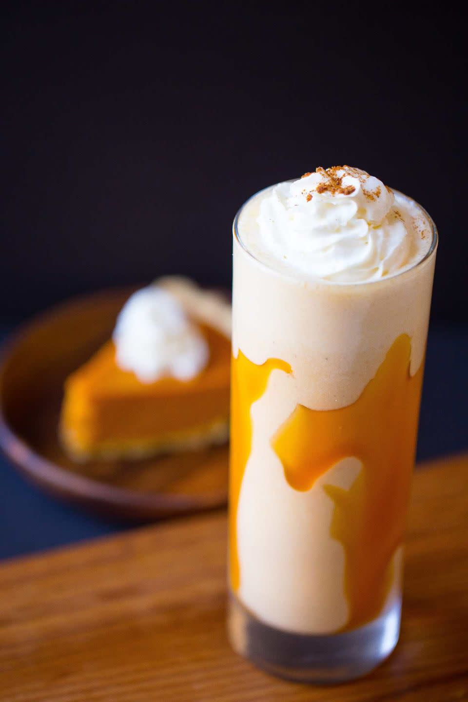 <p>This sumptuous milkshake recipe calls for an entire slice of pumpkin pie. It's the perfect way to repurpose leftover pie!</p><p><strong>Get the recipe at <a href="https://www.butterbeready.com/pumpkin-pie-butter-pecan-milkshake/" rel="nofollow noopener" target="_blank" data-ylk="slk:Butter Be Ready;elm:context_link;itc:0;sec:content-canvas" class="link ">Butter Be Ready</a>.</strong></p><p><strong><a class="link " href="https://go.redirectingat.com?id=74968X1596630&url=https%3A%2F%2Fwww.walmart.com%2Fip%2FThe-Pioneer-Woman-Vintage-Floral-14-Ounce-Personal-Blender-with-Travel-Lid%2F382445259&sref=https%3A%2F%2Fwww.thepioneerwoman.com%2Ffood-cooking%2Fmeals-menus%2Fg33565118%2Fpumpkin-dessert-recipes%2F" rel="nofollow noopener" target="_blank" data-ylk="slk:SHOP BLENDERS;elm:context_link;itc:0;sec:content-canvas">SHOP BLENDERS</a><br></strong></p>