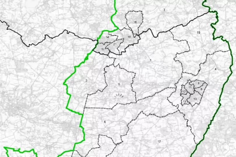 Final boundaries for the Frome and East Somerset constituency