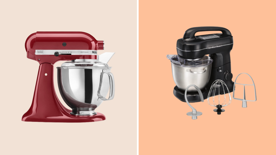 Stand mixers can prepare  a wider variety of meals than hand mixers.