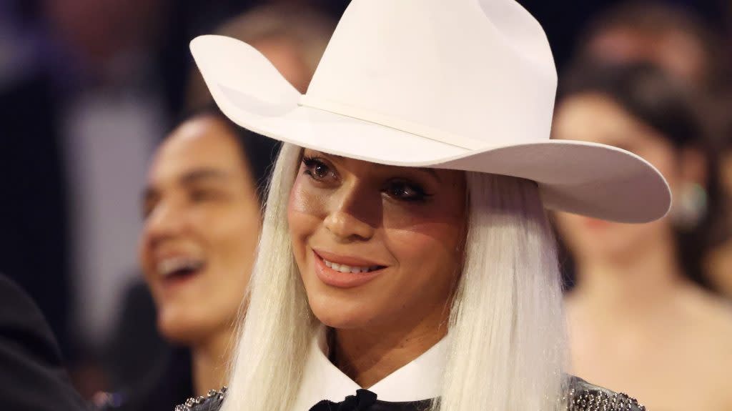 The wait is over. Beyoncé’s “Cowboy Carter” album is now available. Above, the superstar attends the Grammy ceremony in February in Los Angeles. (Photo by Kevin Mazur/Getty Images for The Recording Academy)